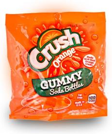 Мармелад Crush Orange Soda Bottle Gummies 128 грамм